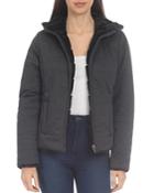 Bagatelle Reversible Faux Far & Knit Quilted Jacket