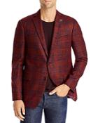 John Varvatos Star Usa Boucle Plaid Slim Fit Sport Coat