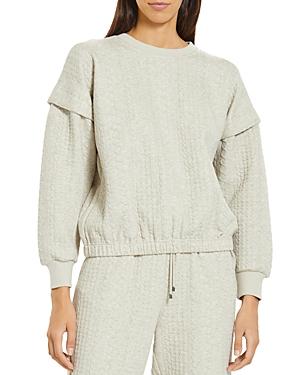 Bcbgmaxazria Cable Textured Sweatshirt