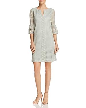 Adrianna Papell Bell-sleeve Lace Dress