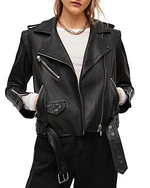 Allsaints Morgan Leather Biker Jacket