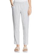 Eileen Fisher Cropped Striped Pants