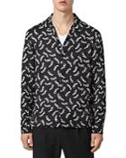 Allsaints Bonds Jacquard Print Camp Shirt