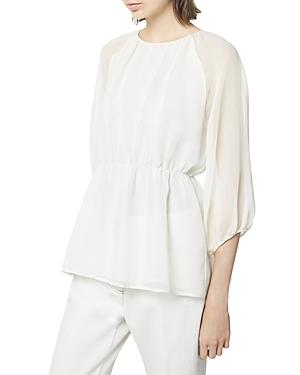 Peserico Blouson Sleeve Blouse