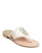 Jack Rogers Women's Lily Of The Valley Thong Sandals
