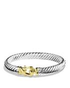 David Yurman Cable Buckle Bracelet In Gold