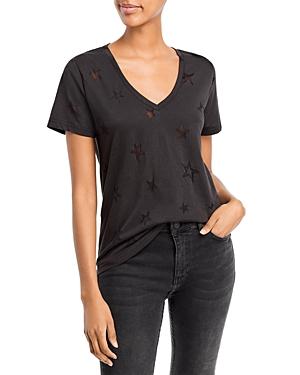 Rails The Cara V Neck Burnout Star Print Tee