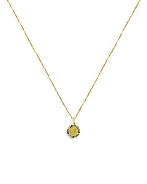 Bloomingdale's St. Christopher Round Medallion Pendant Necklace In 14k Yellow Gold, 16-18 - 100% Exclusive