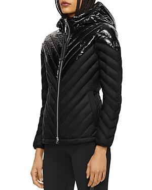 Moose Knuckles Exhibition Chevron Quilted Down Puffer Jacket