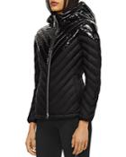 Moose Knuckles Exhibition Chevron Quilted Down Puffer Jacket