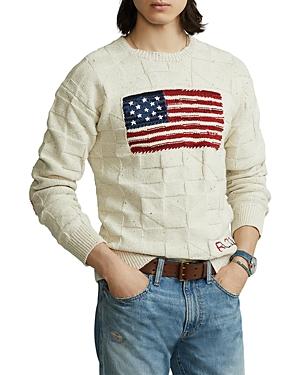 Polo Ralph Lauren Cotton-blend Flag Sweater