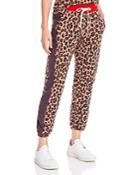 Monrow Leopard Print Sweatpants
