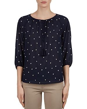 Gerard Darel Cleo Embroidered Heart Top