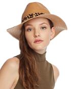 August Hat Company Leopard Print-trim Hat - 100% Exclusive
