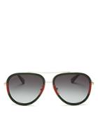 Gucci Aviator Gradient Sunglasses, 57mm