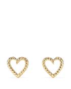 David Yurman Cable Heart Earrings In 18k Gold