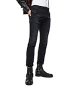 Diesel Krooley-x Slim Fit Sweat Jeans In Black Denim