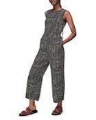 Whistles Josie Spotted Jumpsuit