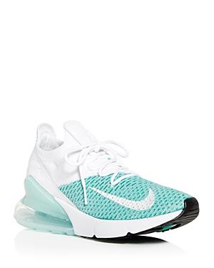 Nike Women's Air Max 270 Flyknit Lace Up Sneakers
