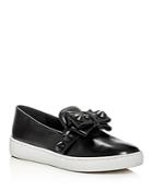 Michael Kors Collection Val Embellished Slip-on Sneakers