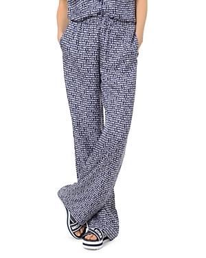Michael Michael Kors Printed Silk Pajama Pants