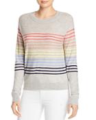 Splendid Rainbow-stripe Sweater