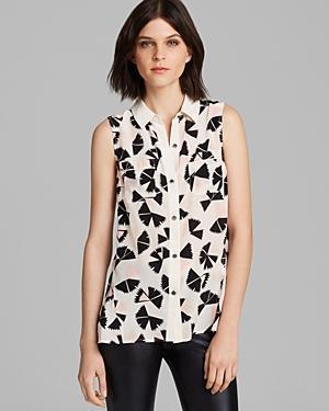 Marc By Marc Jacobs Blouse - Pinwheel Flower Silk