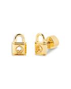 Kate Spade New York Lock And Spade Stud Earrings