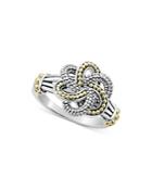 Lagos Sterling Silver & 18k Yellow Gold Love Knot Ring