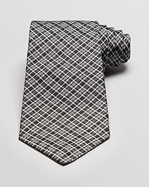 John Varvatos Plaid Classic Tie