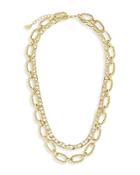 Sterling Forever Anchor & Cable Chain Layered Necklace, 18