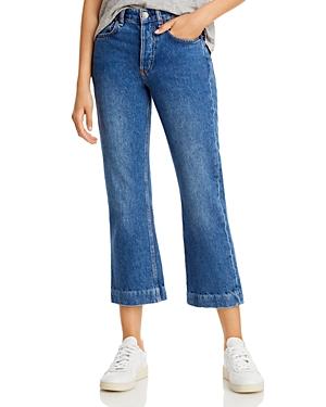 Rag & Bone Maya High Rise Flare Ankle Jeans In Rye Harbor