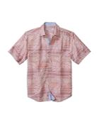 Tommy Bahama Coconut Point Mosaic Fronds Islandzone Botanical Geo Print Regular Fit Button Down Camp Shirt