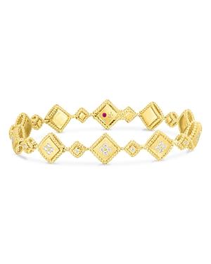 Roberto Coin 18k Yellow Gold Palazzo Ducale Diamond Bracelet