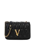Versace Virtus Quilted Leather Crossbody