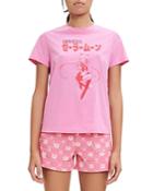 Maje X Sailor Moon Red Tower Cotton Graphic Tee