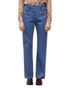 Gerard Darel Ava High Waist Flare Jeans In Blue