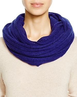 C By Bloomingdale's Open Knit Cashmere Scarf