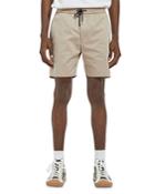 The Kooples Crunchy Gab Cotton Straight Slim Fit Drawstring Shorts