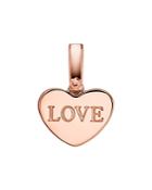 Michael Kors Custom Kors 14k Rose Gold-plated Sterling Silver Love Heart Charm