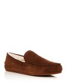 Vince Men's Gino Suede & Shearling Slippers