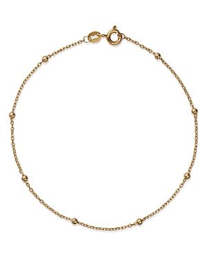 Moon & Meadow 14k Yellow Gold Polished Ball Chain Link Bracelet - 100% Exclusive