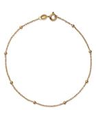 Moon & Meadow 14k Yellow Gold Polished Ball Chain Link Bracelet - 100% Exclusive