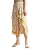 Ted Baker Rafaele Printed Asymmetric Skirt