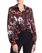 Ted Baker Salliaa Amethyst Floral-print Blouse - 100% Exclusive