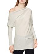 Reiss Trudy Draped Off-the-shoulder Top