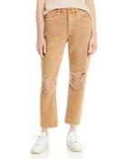 Frame Le Original Ankle Jeans In Washed Sand Destruct