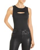 Aqua Cutout Sleeveless Bodysuit - 100% Exclusive