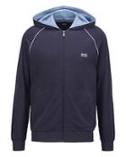 Boss Mix & Match Cotton Blend Hooded Track Jacket