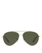 Burberry Women's Check Aviator Sunglasses, 57mm